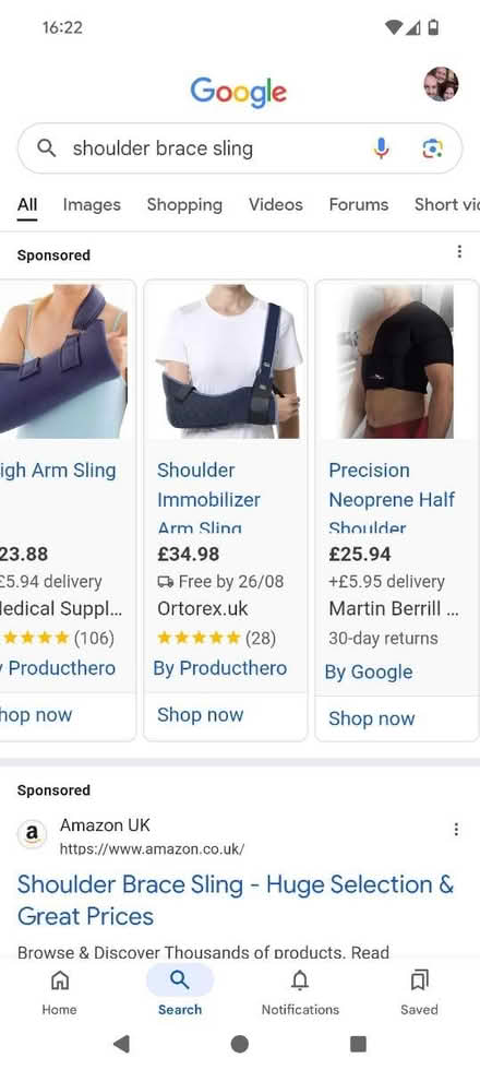 Photo of Shoulder immobiliser (Peterborough) #1
