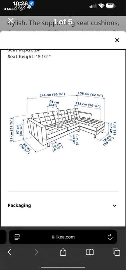 Photo of free Couch (Alley way) #1