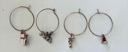 Photo of free Set of 4 Xmas wine charms (Sunnyvale near Fremont H.S.) #1