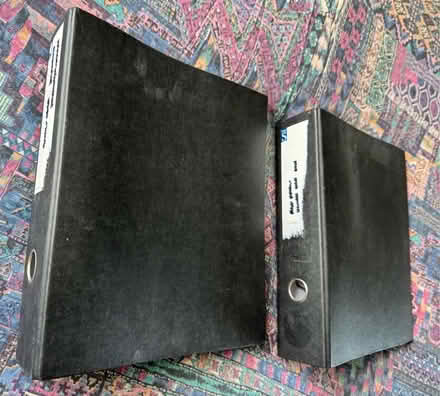 Photo of free A4 lever arch files (Gleneagles area, Wboro NN8) #2