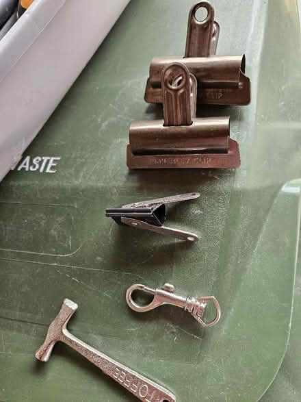 Photo of free Bulldog clips, toffee hammer and clip (Redditch B97) #1