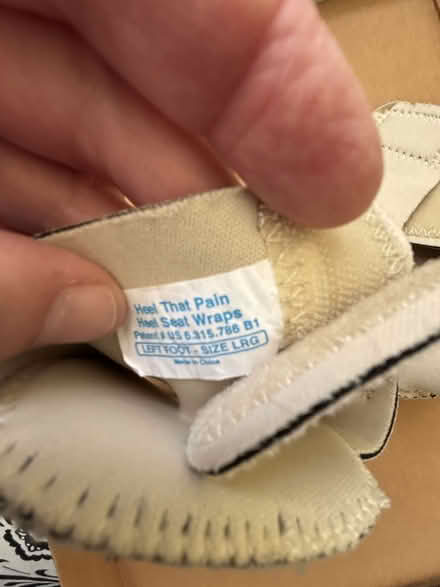 Photo of free Heel pain pads unisex size L (Sunnyvale near Fremont H.S.) #3