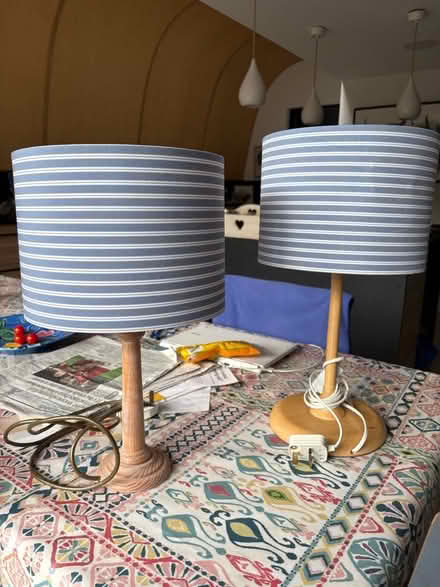 Photo of free 2 small table / bedside lights (Chiswick W4) #1