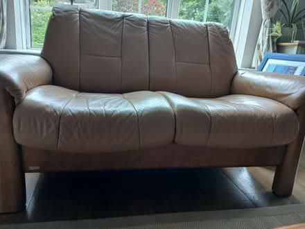 Photo of free Leather 2 seater sofa (Wilberfoss YORK YO41 5NP) #2
