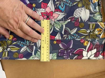 Photo of free Zip-top glossy floral bag (Sunnyvale near Fremont H.S.) #4