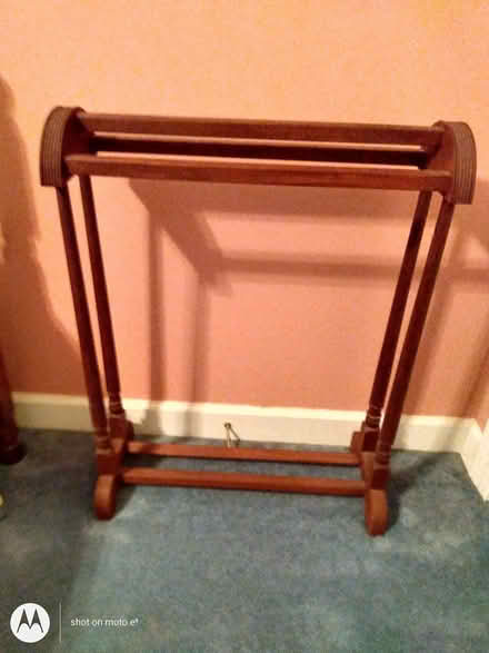 Photo of free Wooden quilt rack (Ellicott City, Turf Valley) #1