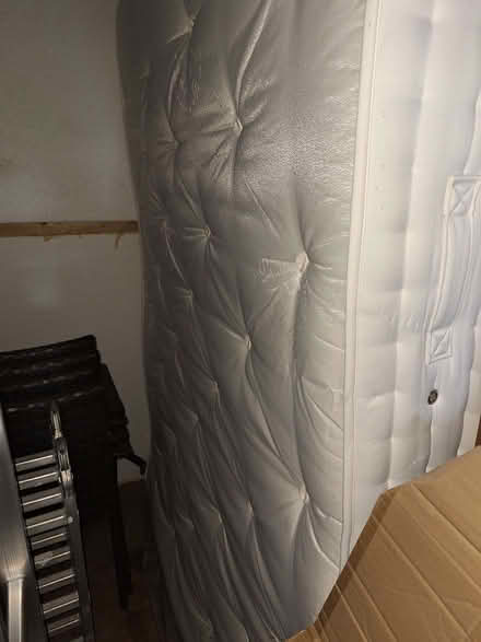Photo of free Double Mattress and sprung base (Holmes FY5) #2