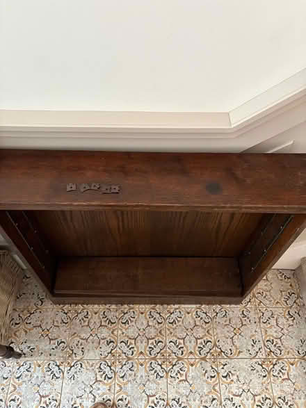Photo of free Dark wood bookcase (Chiswick W4) #1