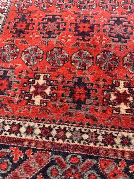 Photo of free Red wool rug 83 x 160cm (Netherton PE3) #2