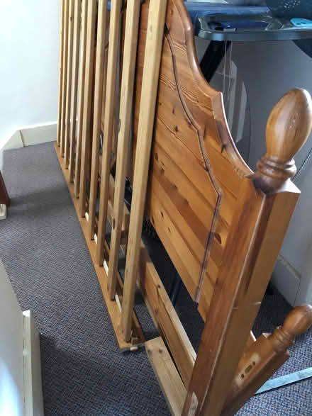 Photo of free Double bed - pine (Goldthorn Hill WV2) #2