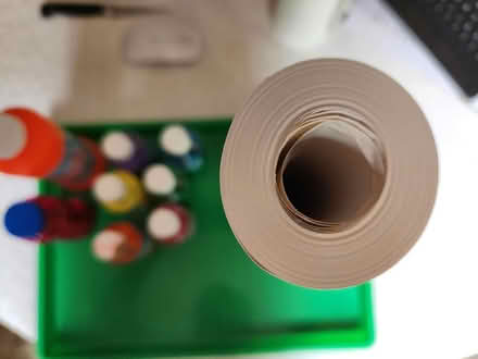 Photo of free Finger paints, paper & tray (Longley Road) #2