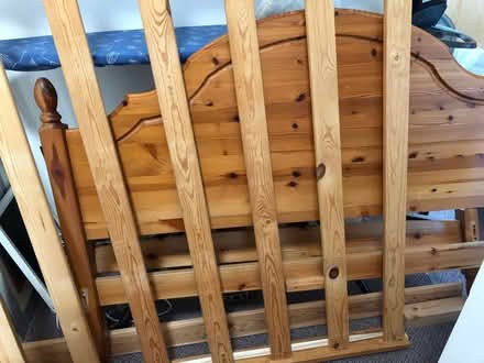 Photo of free Double bed - pine (Goldthorn Hill WV2) #3