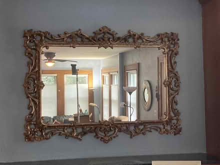 Photo of free Wall mirror - large heavy ornate (Passaic Park, NJ) #2