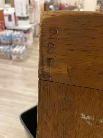 Photo of free Headboard - King size, antique wood (Passaic Park, NJ) #4