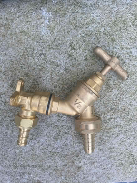 Photo of free Brass Garden Tap (Dalkey) #1