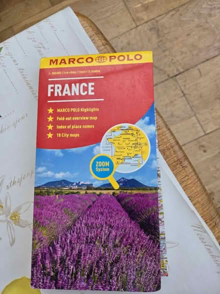 Photo of free France Touring Map (Melksham SN12) #1