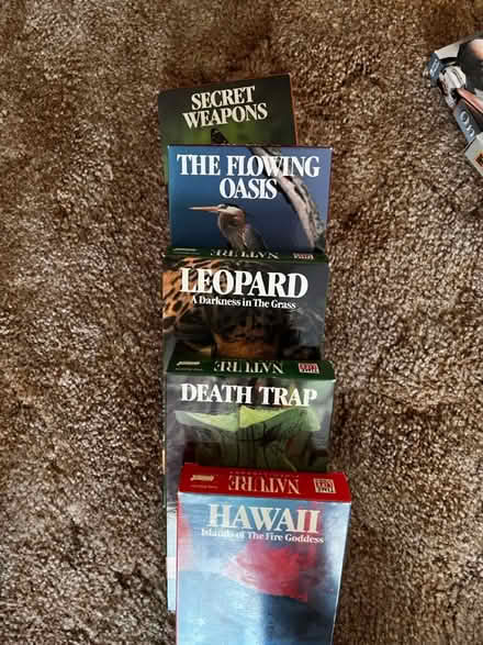 Photo of free Nature VHS tapes (Moorpark & Bascom) #1