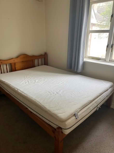 Photo of free Wood & Steel Shells, 2 desks & bed (Dublin) #4