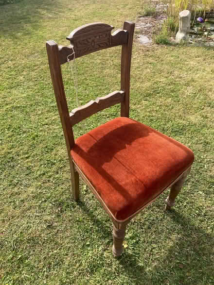 Photo of free Upright chair with padded seat (Old Radnor LD8) #2
