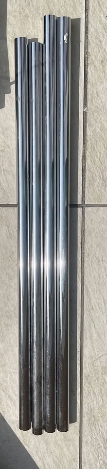 Photo of free Curtain rods and the end fixtures (Worcester Park KT4) #1