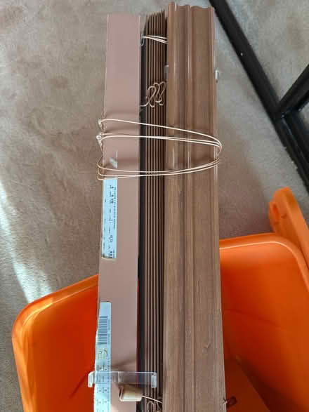 Photo of free Wood window blinds (Cupertino by De Anza College) #1