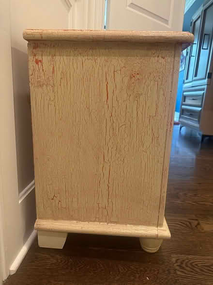 Photo of free Wooden nightstand, can be painted (hinsdale) #3