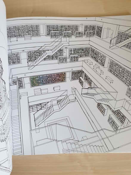Photo of free Fantastic Structures adult colouring book (Radford Semele CV31) #2
