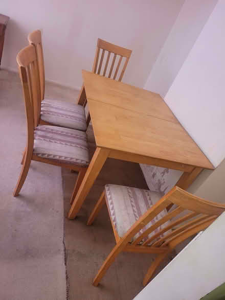 Photo of free table and chairs (Silverdale NG11) #1