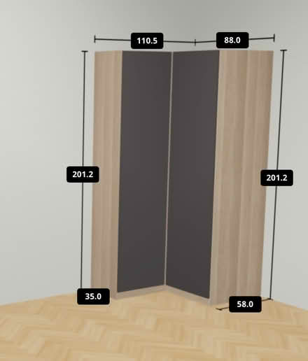 Photo of free Wardrobe , Ikea, Pax (The Image HP2) #3