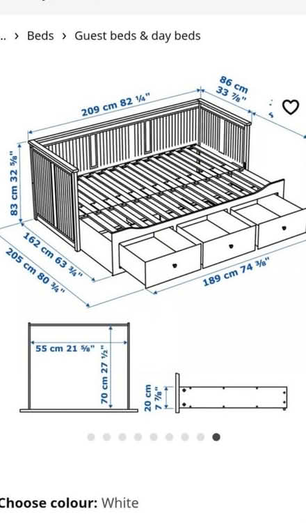 Photo of free IKEA daybed (Fenagh) #2