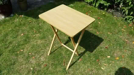 Photo of free Small folding table 48x38x66cm high (Gunton NR32) #2