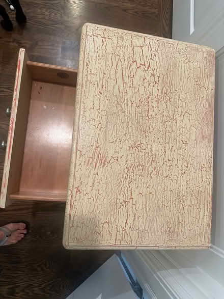 Photo of free Wooden nightstand, can be painted (hinsdale) #2