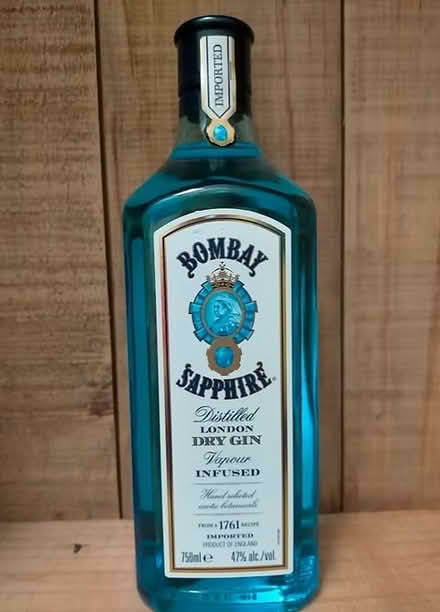 Photo of bombay sapphire bottle empty (Royston park) #1
