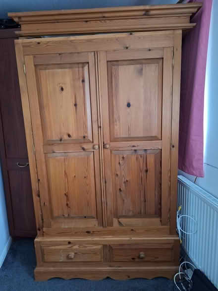 Photo of free pine double wardrobe (UB5) #2