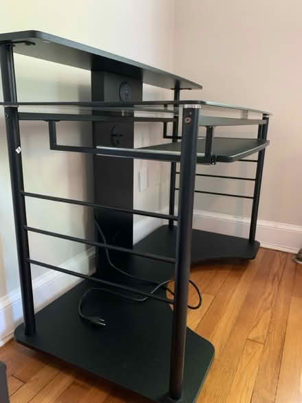 Photo of free Glass topped work desk (Long Branch (Silver Spring)) #3