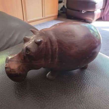 Photo of free Wooden hippo ornament (Clive Vale TN35) #1