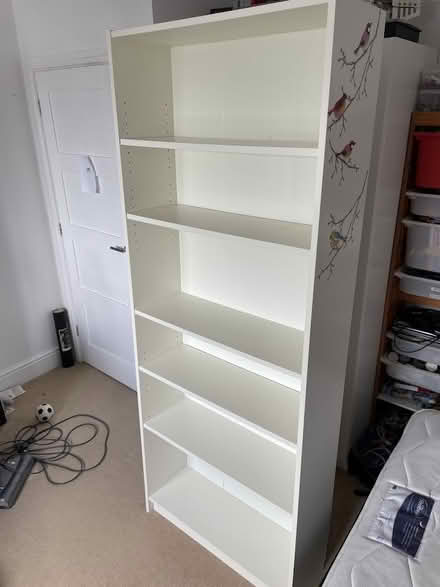 Photo of free Ikea Billy bookcase white shelves (Lower Kingswood KT20) #3