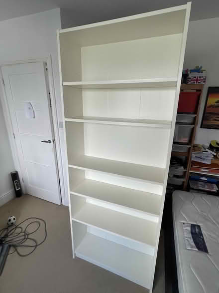 Photo of free Ikea Billy bookcase white shelves (Lower Kingswood KT20) #1