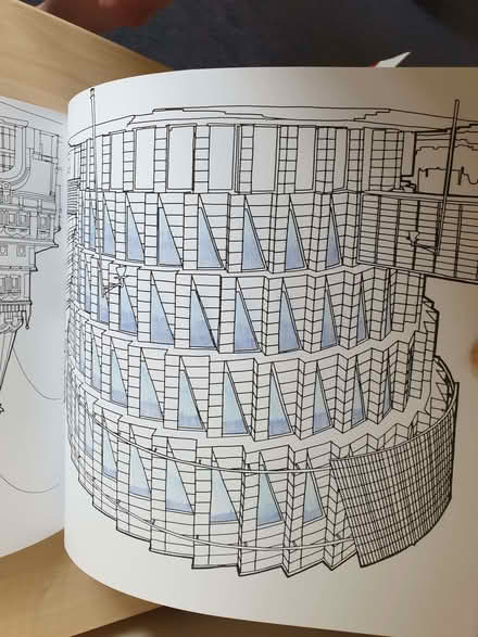 Photo of free Fantastic Structures adult colouring book (Radford Semele CV31) #3