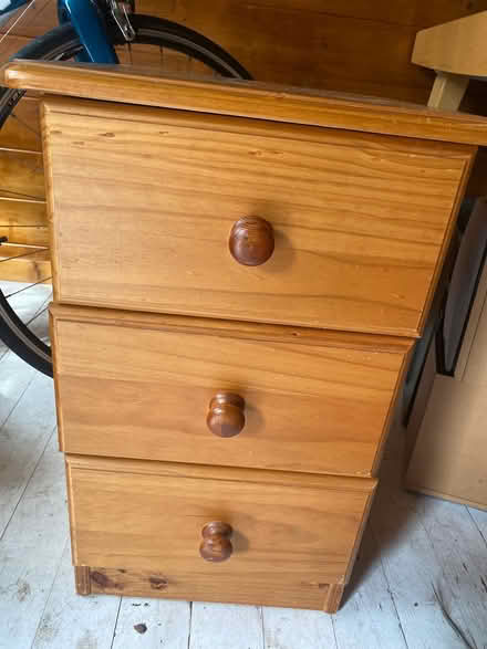 Photo of free Small pine bedside locker (Greystones) #1