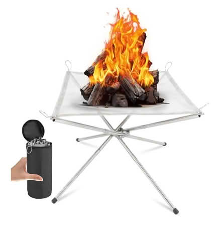 Photo of free Foldable mesh firepit (Barnes) #3