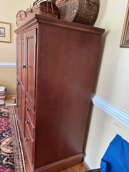 Photo of free Computer Desk Hutch - Solid Wood (FFX/Centreville near Costco) #4