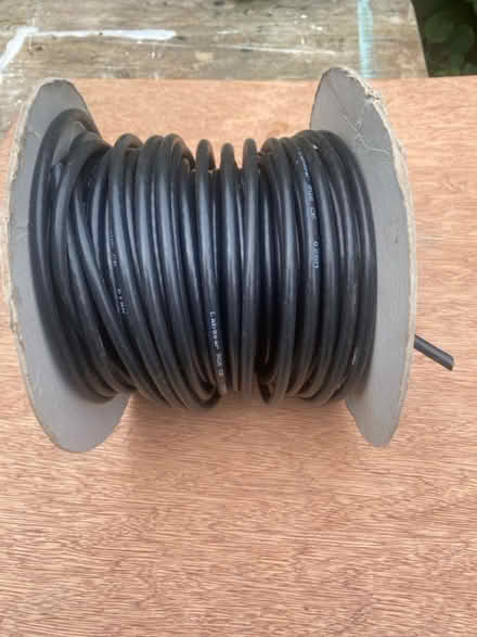 Photo of free Rg6 blk satellite coaxial cable (Dalkey) #1