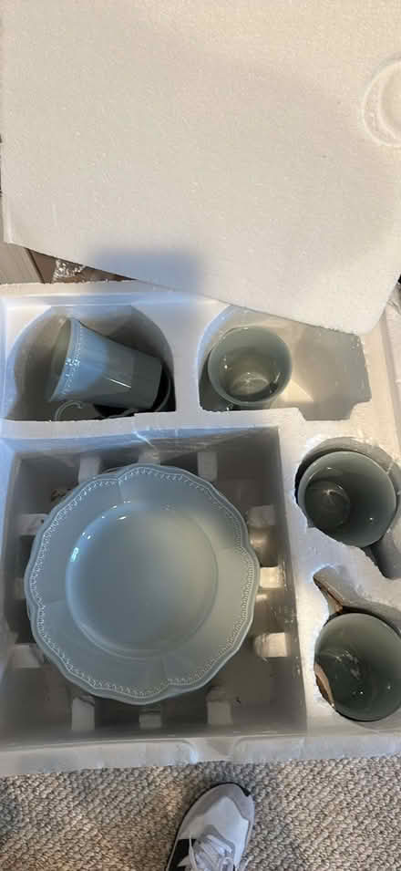 Photo of free Blue grey small dishes and mugs (Bellmore NY) #1