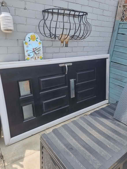 Photo of free Black composite door with frame (Linton LS22) #1