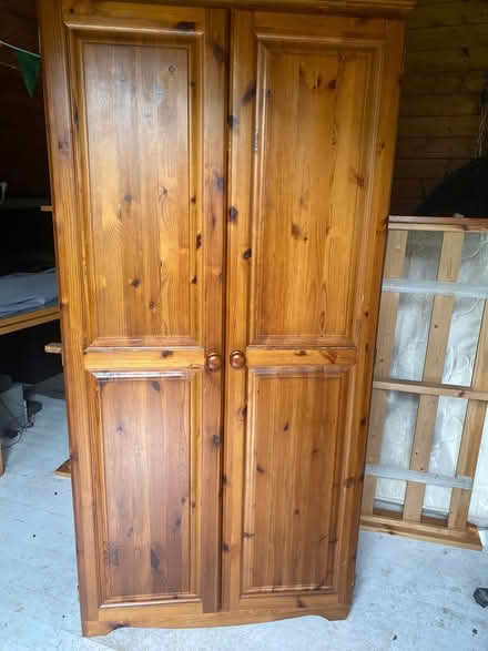Photo of free Small Pine Wardrobe (Greystones) #1