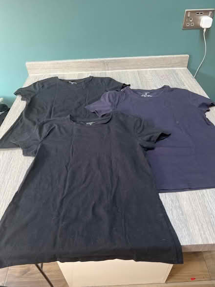 Photo of free 3 Primark T-Shirts. UK 12-14. Good condition. (Southsea PO4) #1
