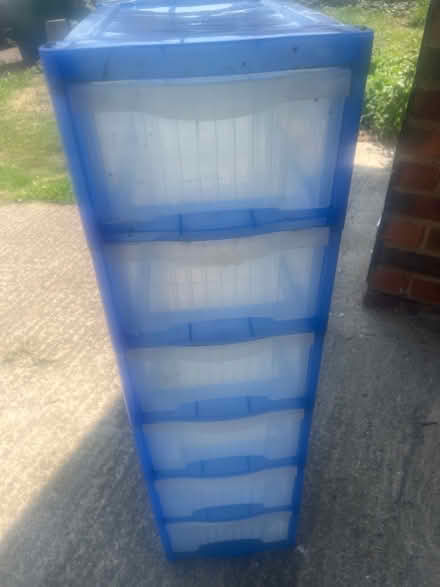 Photo of free 6 plastic drawers (TW13) #1