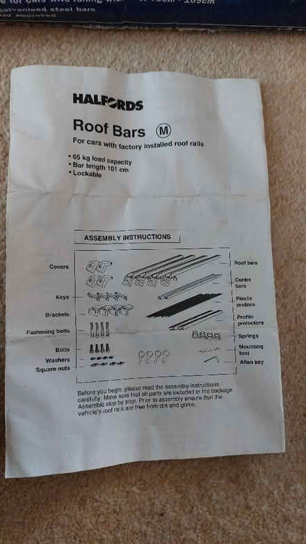 Photo of free Car Roof Bars (Havant PO9) #2
