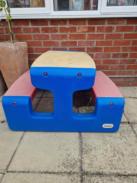 Photo of free Little Tikes picnic table. (Great Dunmow CM6) #2